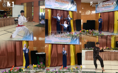 Unjuk Gigi di Sela MATAMUDA, Penampilan Atlet Kelas IX dan Murid Baru Emsako Pukau Penonton